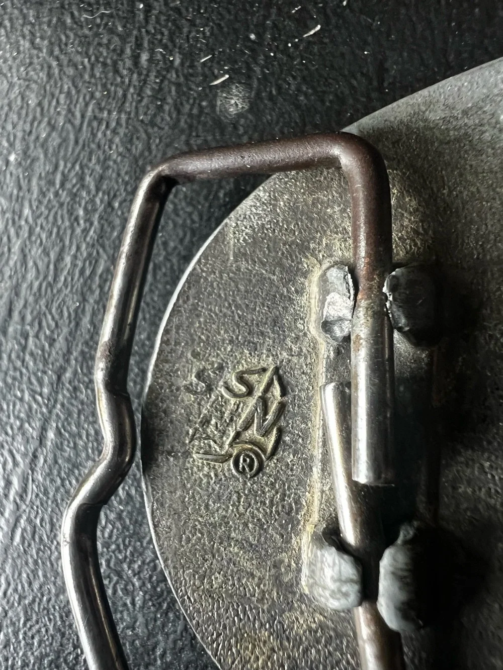 1970's Rare Vintage Schlitz Metal Belt Buckle